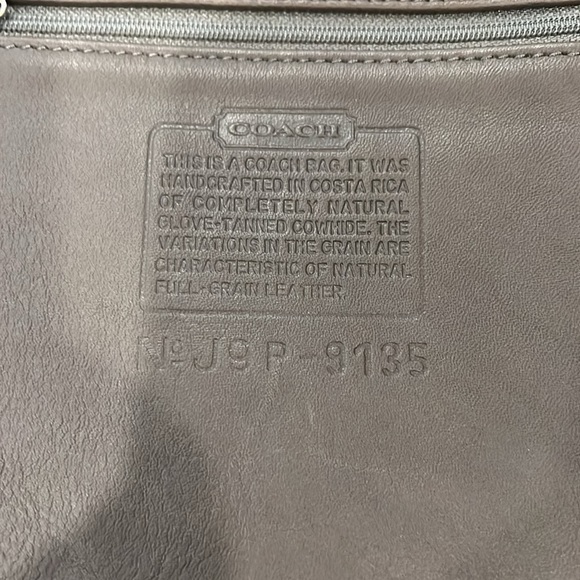 Coach Vintage 9135 hippie flap bag slim saddle bag Taupe Brown In Color - Picture 5 of 6